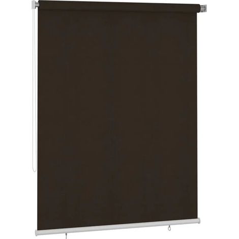 Store enrouleur extérieur, 180x230 cm, marron. (1/5)