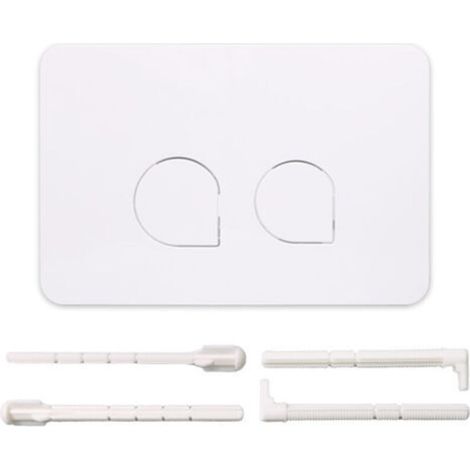 Panneau de Réservoir d'Eau Dissimulé Sigma, Boutons Compatibles UP300/UP320, Boutons de Chasse d'Eau Doubles, Blanc (1/5)