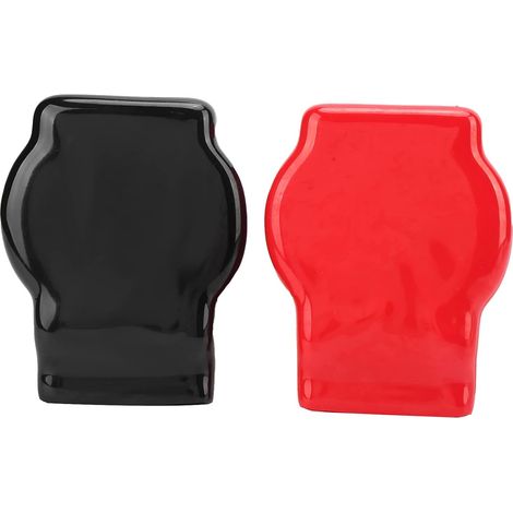 Couvre-bornes de Batterie Universel, Paire de Capuchons Protecteurs Positif et Négatif pour Voiture, Moto, Camion, Connecteurs de Fil de Protection (1/5)
