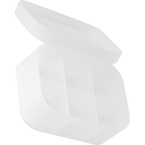Desktop Makeup Organizer, Frosted Plastic Box (S (1/5)