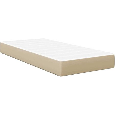 Matelas de Lit avec matelas Vert 80 x 200 cm tissu (1/5)