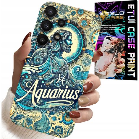 Funda para Samsung Galaxy A32 5G - Signo zodiacal, Acuario, parte trasera con motivos astronómicos (1/5)