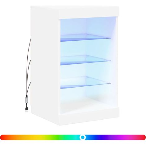 Maison Exclusive - Credenza con Luci LED Bianca 41x37x67 cm