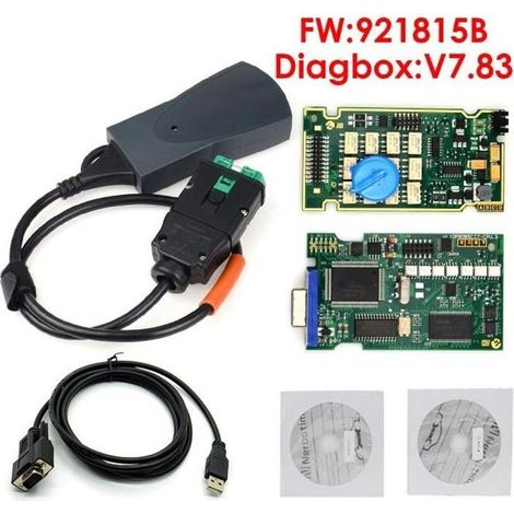 Lexia 3 PP2000 Diagbox V7.83 Boîte complète de puces avec Firmware 921815C Lexia3 V48-V25 pour Citroen outil - Type Lexia 3 simple (1/4)