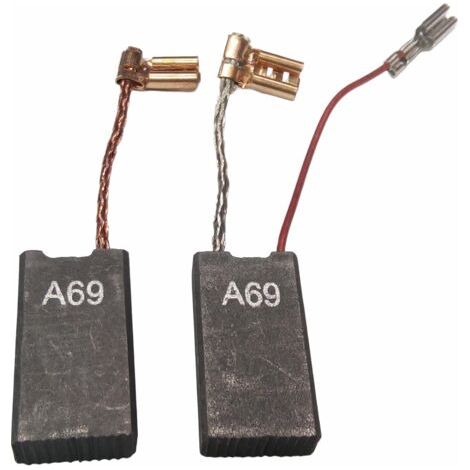 1 Paire - Charbon Moteur - Balai De Moteur - Pour Marteau-piqueur Bosch GBH 5-40 Et GSH 5 - Compatible Würth Et Berner - Noir - 22,5x12,2x6,1cm (1/3)