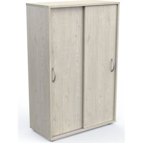 Meuble de rangement contemporaine chêne clair Hortence (1/4)