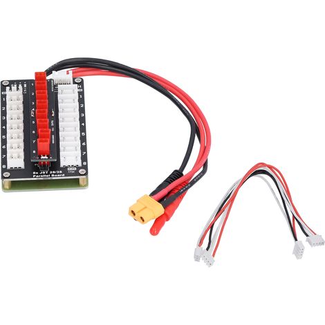 Carte de charge LiPo avec connecteur JST XH 2S/3S parallèle pour batteries lithium, compatible avec les chargeurs IMAX B6 et B6AC les plus courants. (1/5)