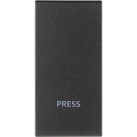 VIMAR - 19021.PS 1M Druckknopf, grau