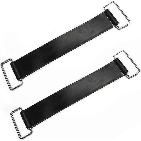 Yaju elastisches Batterieband, Batteriebänder, Montagehalterung, elastisches Gummiband für Motorradbatterie (2 Stück) (1/2)