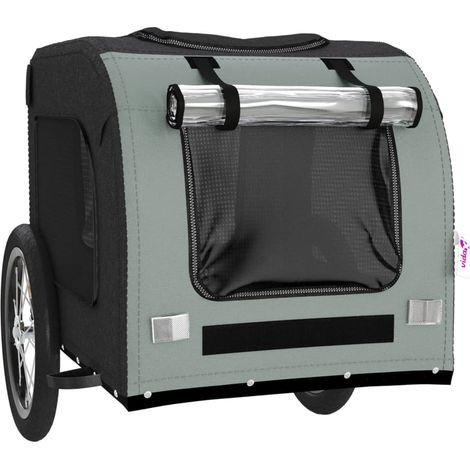 Rimorchio/carrello per animali domestici nero 020044275