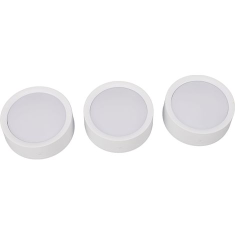 Lot de 2 lampes LED à poser avec télécommande 13 couleurs, éclairage sans fil pour placard et plan de travail (1/5)