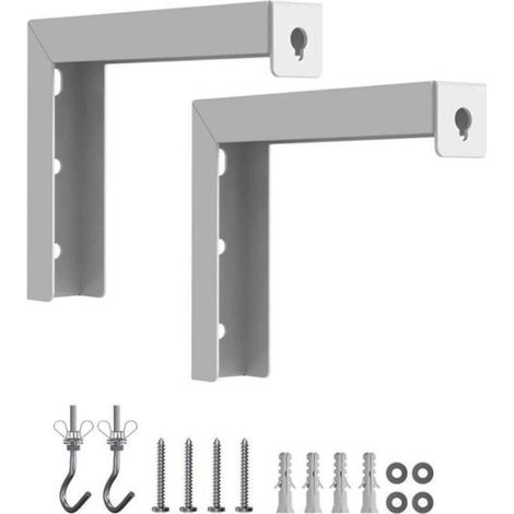 Bardusch - Support de projection - GH - Support en L - Réglable - Compatible avec écrans manuels - Installation facile (1/4)