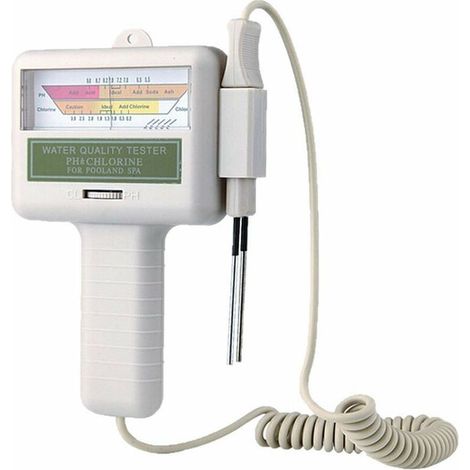Swimming pool water quality tester – Residual pH and chlorine – 0.01 resolution – 0.05 accuracy – Automatic temperature compensation (1/5)