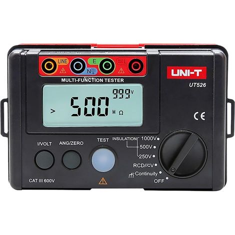 Uni-T UT526 metro multifunzione rosso e grigio per elettricista