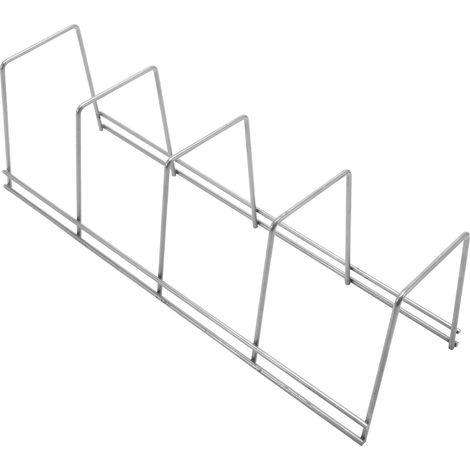 Portapiatti e portapentole a 4 scomparti 12x38,5x11,5cm 7house