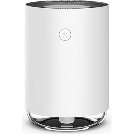 Tragbares Nachtlicht mit 220 ml kühlem Nebel – ultraleise USB-Nachtlampe mit automatischer Abschaltung, für Zuhause/Kinderzimmer/Büro, weißes Muttertagsgeschenk