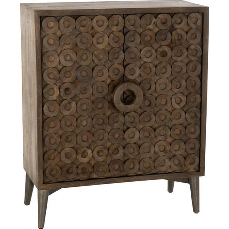 Buffet 2 Portes en Bois "Anderson" 113cm Marron (1/5)