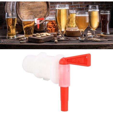 Lot de 3 robinets plastique pour fût bière maison, tuyau 1in, raccord 3/8in 5/16in, avec 9 accessoires (1/5)