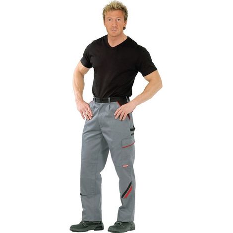 [NEUWERTIG] B-Ware PLANAM Bundhose Arbeitshose Highline Größe 46 schiefer schwarz rot PLANAM (1/2)