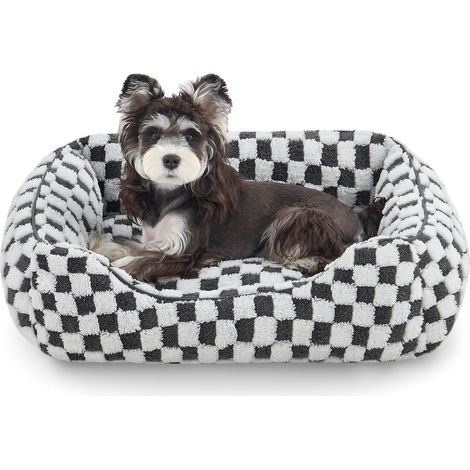 Canapé-lit pour animaux, petit lit pour chien, convient aux chats et aux chiens, lit pour petit chien en laine douce, lit pour chien lavable (1/5)