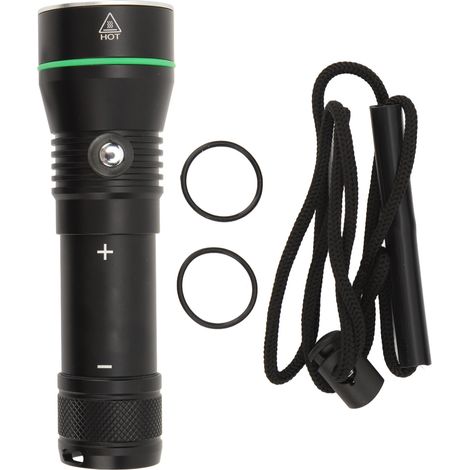 Lampe de plongée puissante 110 mètres étanche IPX8 avec 3 modes d'éclairage (1/5)