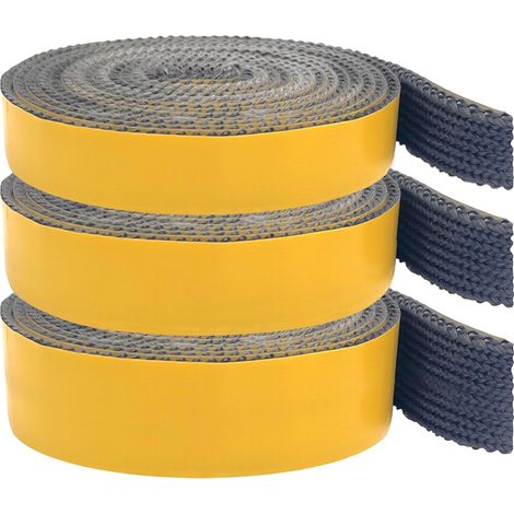 Joint Insert Cheminée Résistant à la Chaleur - Joint Vitre Poêle à Bois Auto-Adhésif et Joint Poêle à Granulés - Pour Porte de Four, Poêle à Chauffage - Accessoires pour Cheminée (2mm x 15mm x 3m) (1/5)