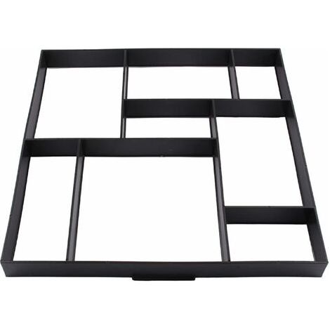 60 x 50cm Moule à Pavé Plastique Pavage Moyen Béton Moules Pierres Stepping Stone Jardin Allée Moule Pavage Chemin Moule Walk Maker