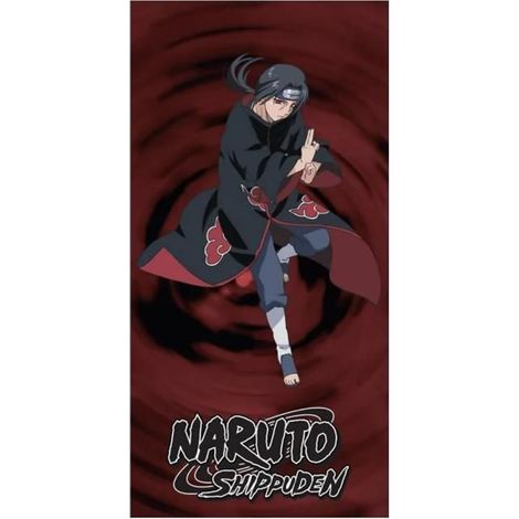 Servilleta - Educa Borras - Naruto Shippuden - Microfibra - Roja - Lavable (1/2)