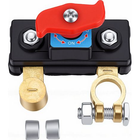 Coupe-Batterie Multifonction à Interrupteur Rotatif – Cuivre Pur – Déconnexion Rapide – Compatible Voiture, Camion, Bateau & Camping-Car (1/5)