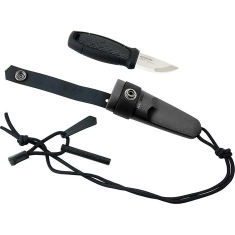 Morakniv Eldris coltello nero lama in acciaio inox