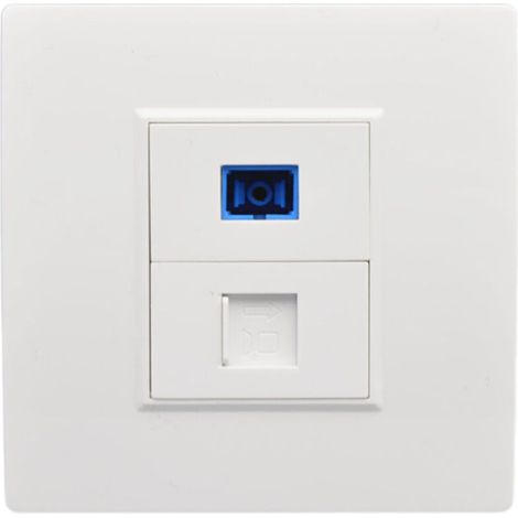 Interface fibre optique SC, prise murale, panneau Jack RJ45 – DELKEVIC