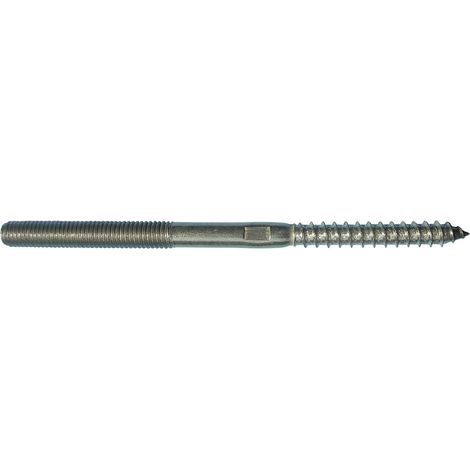 Stockschrauben øM8x90mm Befestigungschrauben mit Schlüsselfläche Edelstahl A2