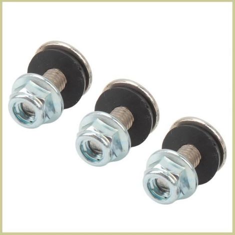 Kit de Vis D'écrou de Rondelle de Boulon de Garde-boue Kit de Fixation de Filetage M6 16 Jeux pour ATV Quad 4 Roues (1/4)