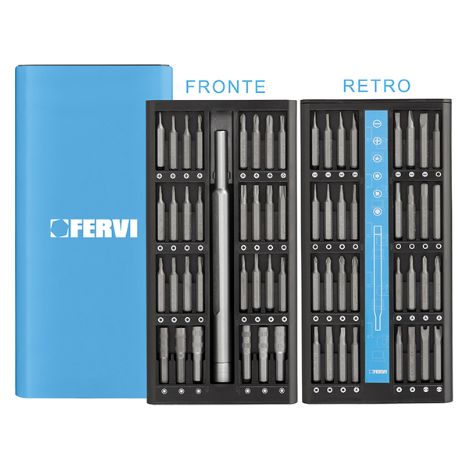 KIT DE HERRAMIENTAS DE REPARACIÓN MULTIFUNCIÓN FERVI PI063 (1/3)