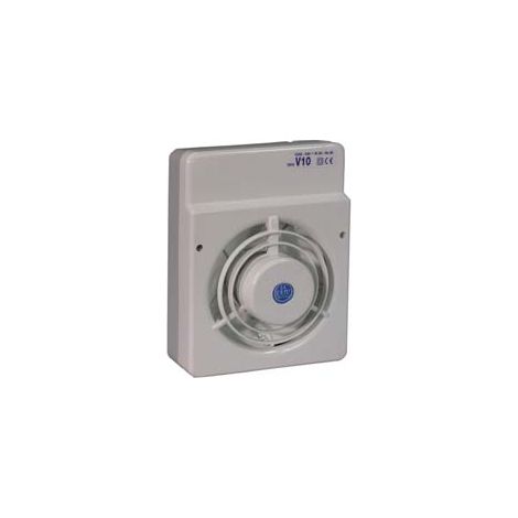 ASPIRATORE ELETTRICO DA PARETE CENTRIFUGO AUTOMATICO 20W  ø mm.100 di foro art.V10    LUX