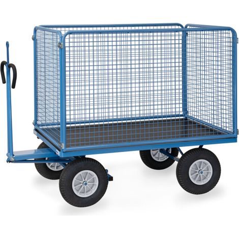 fetra Chariot à plateaux 6445PZ avec œillet de traction