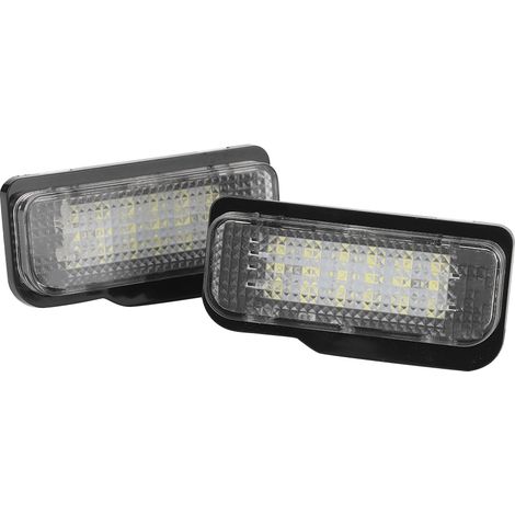 Plaque d'immatriculation LED 6000K 2 pièces pour Tesla Model S 2012-2015, ampoule de plaque 12V DC (1/5)