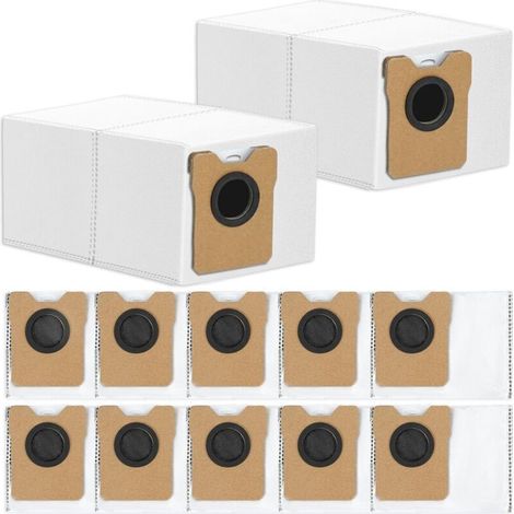 12er-Pack Staubbeutel für den Eufy Omni C20 Staubsauger, Ersatzbeutel, großes Fassungsvermögen (1/5)