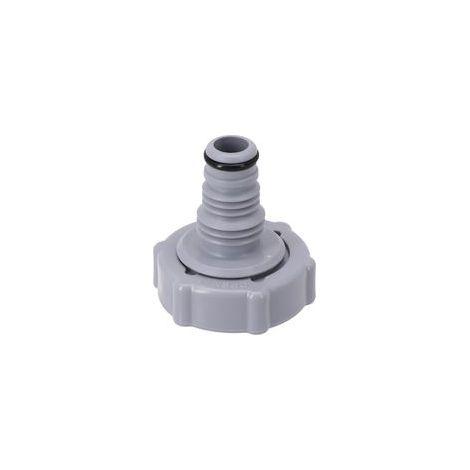 Vanne de vidange de piscine P6H1419 Pièce de rechange pour adaptateur de tuyau de piscine, vanne de vidange pour une installation facile, accessoire de piscine pratique, gris