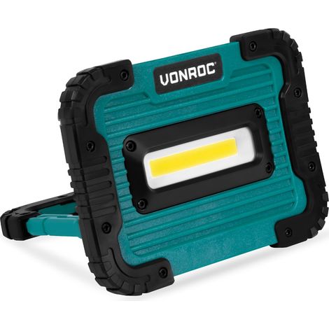 Wiederaufladbare Arbeitsleuchte / Baulampe 4V - 10W - 1000 Lumen - Dimmbar in 2 Stufen - Inkl. USB-Ladekabel