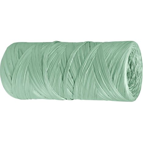 RAFIA SINTETICA A CONETTI COL. VERDE gr.200 - 8 kg