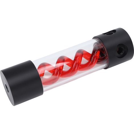 Réservoir acrylique 200mm 4 ports G1/4 pour refroidissement liquide PC gaming (1/5)