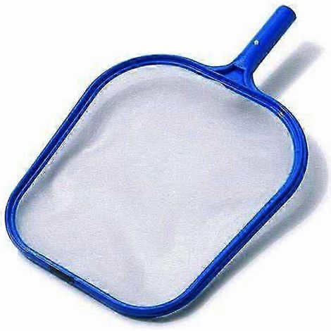 Râteau à feuilles robuste pour piscine, avec cadre à mailles fines, adapté au nettoyage des piscines. (1/5)