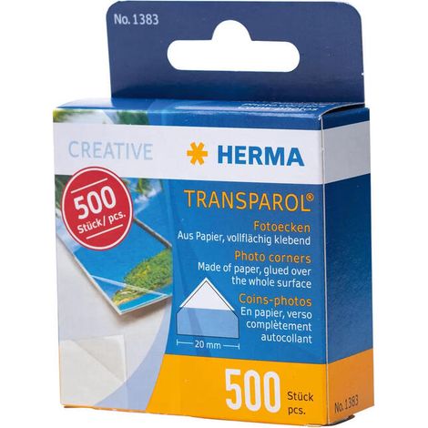 HERMA 1383 esquina para fotos 500 pieza(s) Transparente (1/3)