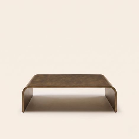 Table basse en Métal brossé TALIKA (1/4)