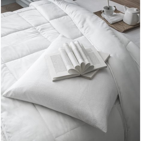 Oreiller Polyester/Microfibre Blanc 60 x 60 cm