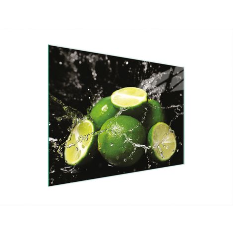 Glasschneidebrett 30x22 Limette