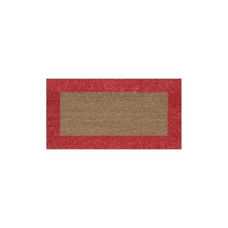 1PZ ZERBINO ECOCO ROSSO SPESSORE MM.18 - cm.40x80, spessore mm.18