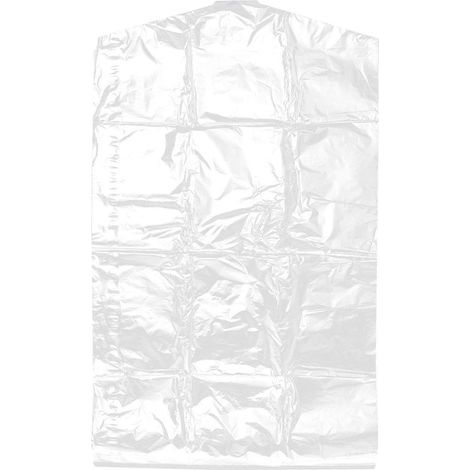 Lot de 50 housses à vêtements transparentes en plastique (60 x 90 cm) jetables, anti-poussière, pour la maison, le magasin et l'extérieur.-90X60cm-Transparent (1/4)