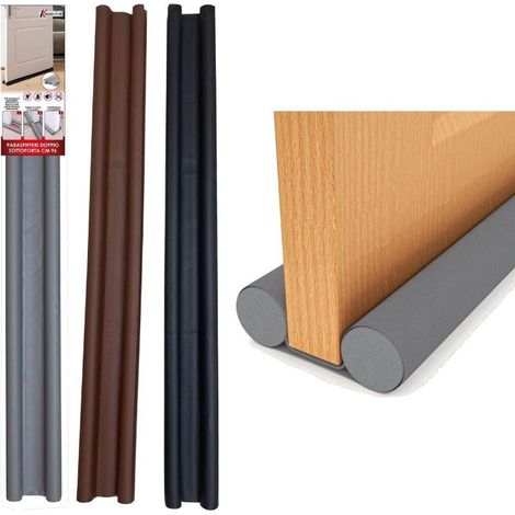 1 Pezzo Paraspifferi Sottoporta Doppio da 96 cm 3 Colori